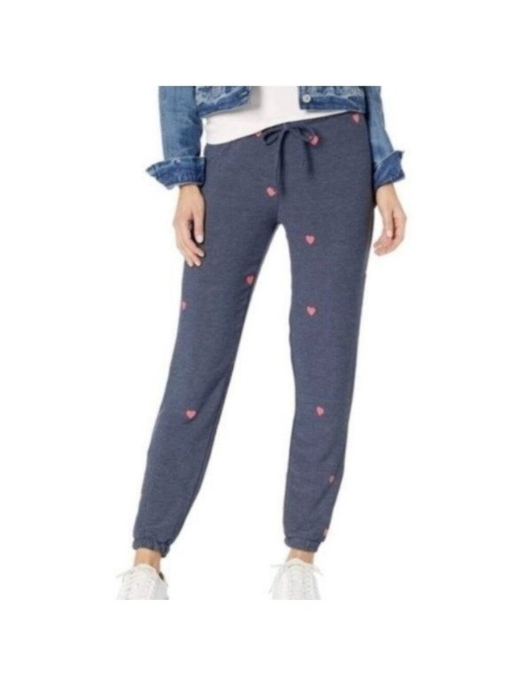 Chaser Avalon Red Heart Sweatpants Size XS NWT
